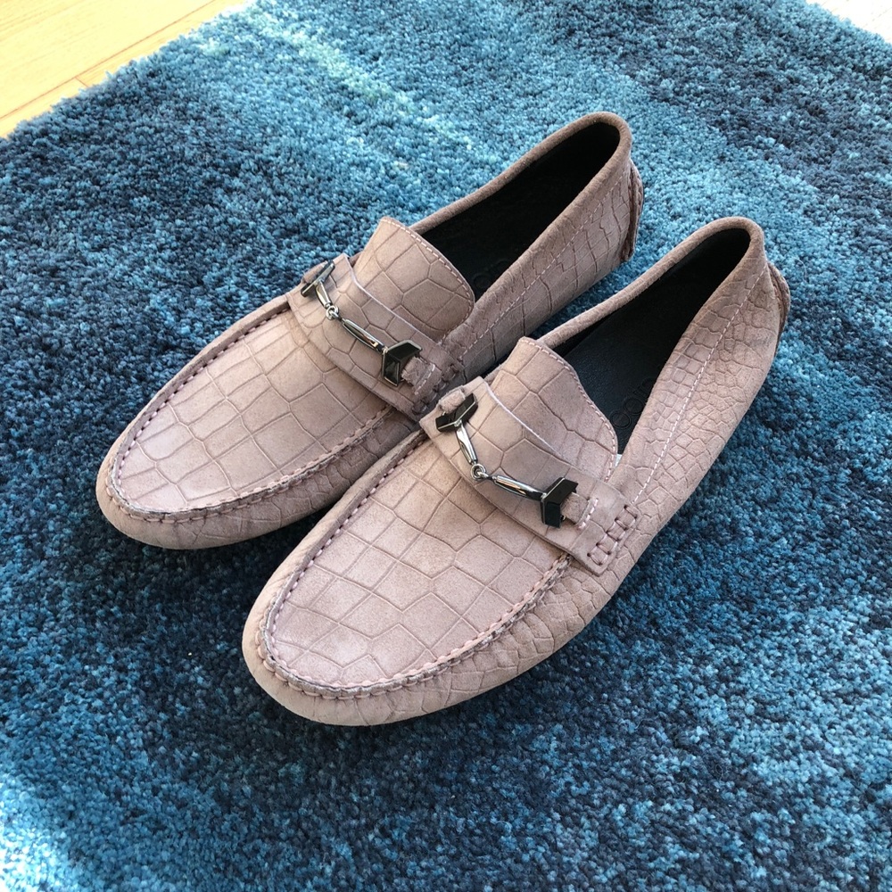 Jimmy Choo croc print Loafers